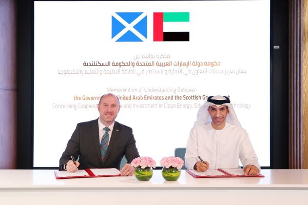 UAE and Scotland strengthen bilateral ties with signing of MoU on trade and innovation