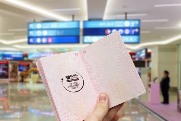 GDRFA welcomes guests with a special Dubai Airshow 2023 stamp