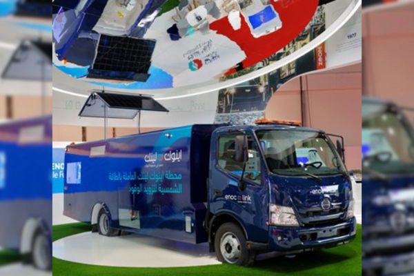 ENOC Group Unveils World’s First ‘ENOC Link Solar-Powered Truck’ at WETEX 2023