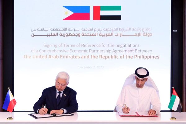 UAE and Philippines agree on negotiation scope for CEPA