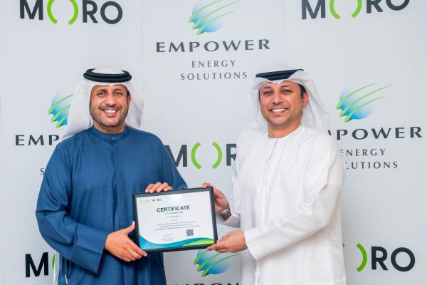 Moro Hub Acknowledges Empower's Sustainability Drive with Green Certificate