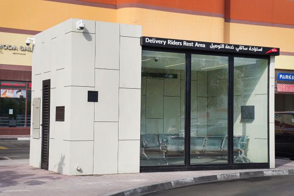 Dubai RTA Constructs 20 Air-Conditioned Rest Areas for Delivery Riders to Boost Safety and Well-being