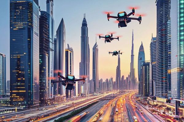 UAE Maps Air Corridors for Flying Taxis and Drones at WGS 2025