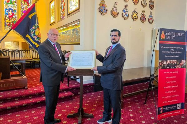Saeed Mohammed Al Tayer Receives Sandhurst’s Inaugural Life of Leadership Excellence Award