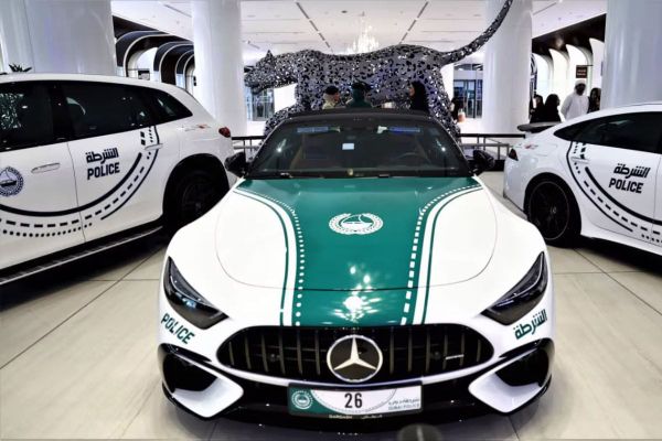 Dubai Police Adds Three Mercedes-Benz Luxury Patrol Vehicles to Enhance Tourist Safety