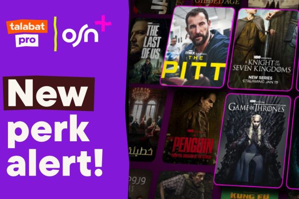 talabat Pro Expands Lifestyle Benefits Through OSN+ Partnership Across MENA