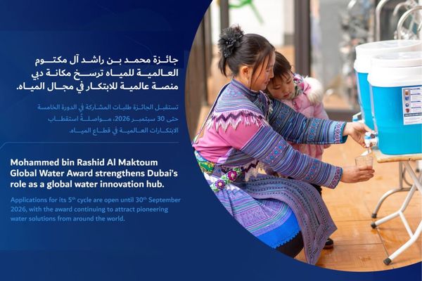 Dubai’s Global Water Award Offers $1 Million for Solutions to Water Scarcity