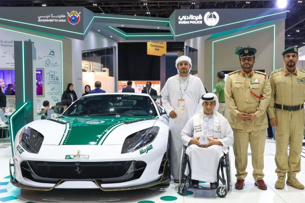 Dubai Police Equips Ferrari Mansory Patrol With Smart Bag to Assist People of Determination