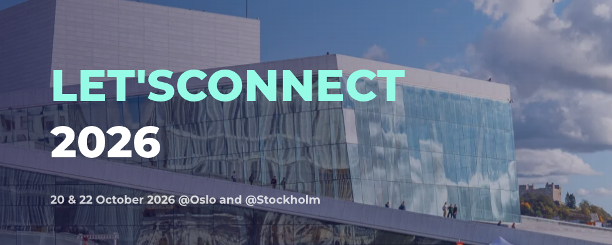 I will be speaking at Let's Connect in Oslo in October