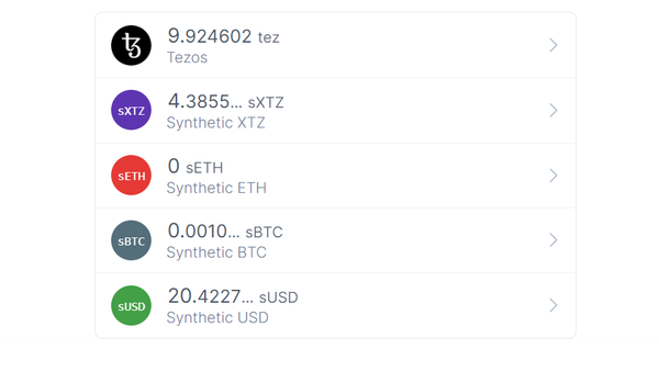 How to see Synths in your Temple wallet