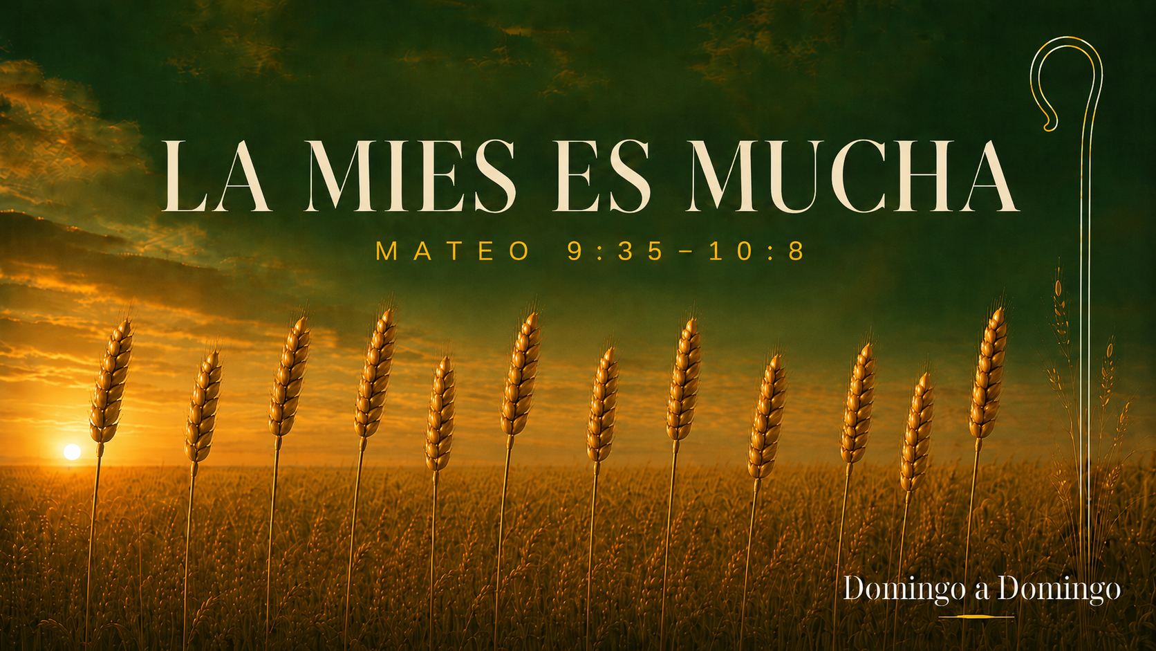 La mies es mucha (y no es tuya) · Mateo 9:35–10:8