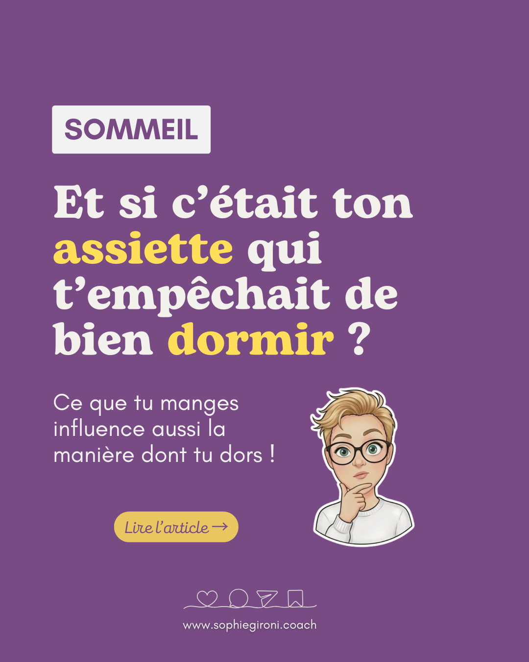 Et si le sommeil se jouait aussi dans l'assiette ?