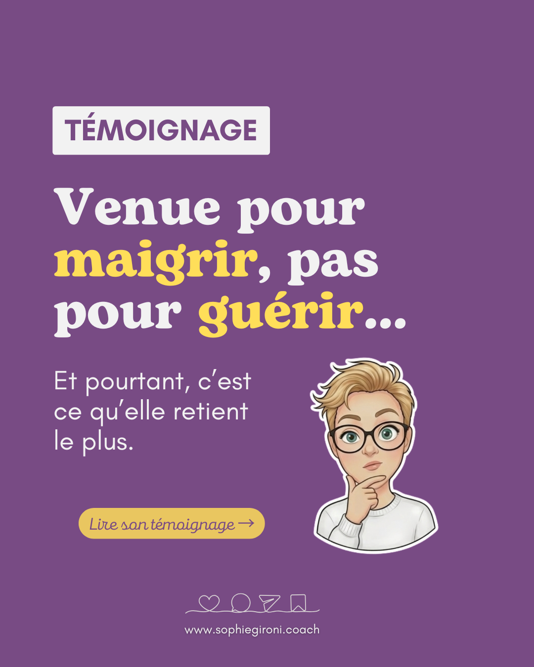 Elle ne venait pas pour ça.
