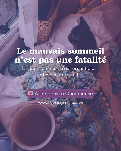 Comment tu dors ? 🥱