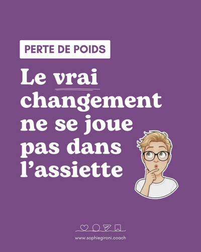 Le plus dur, c'est pas de perdre du poids...