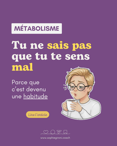 Ces petits maux qu'on ne ressent plus...