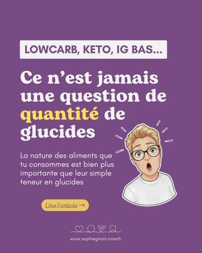 "Non mais moi, je suis en lowcarb, pas en keto" 😅