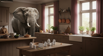 L'éléphant dans la pièce, c'est ton assiette