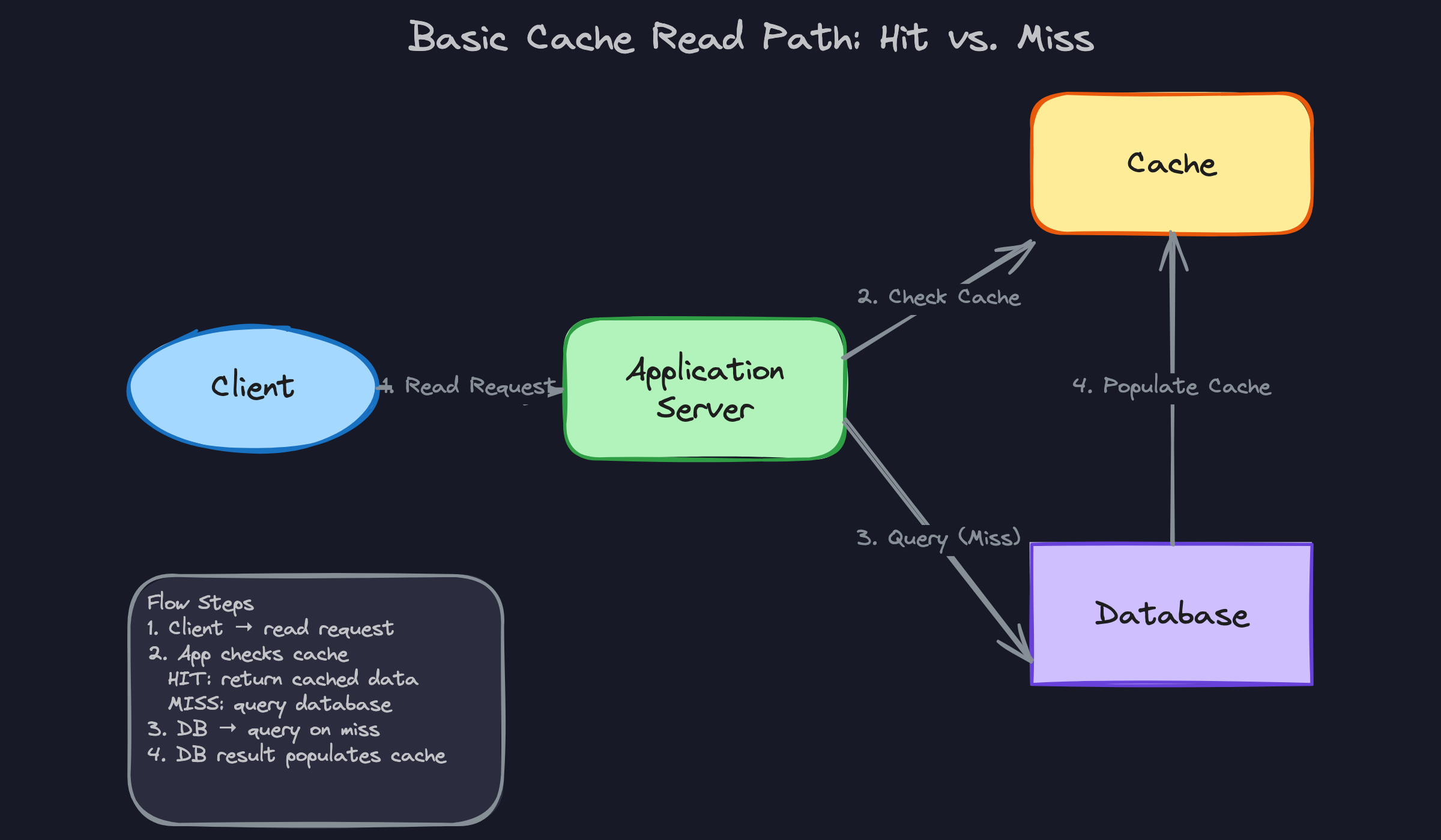 Basic Cache Read Path: Hit vs. Miss Basic Cache Read Path: Hit vs. Miss