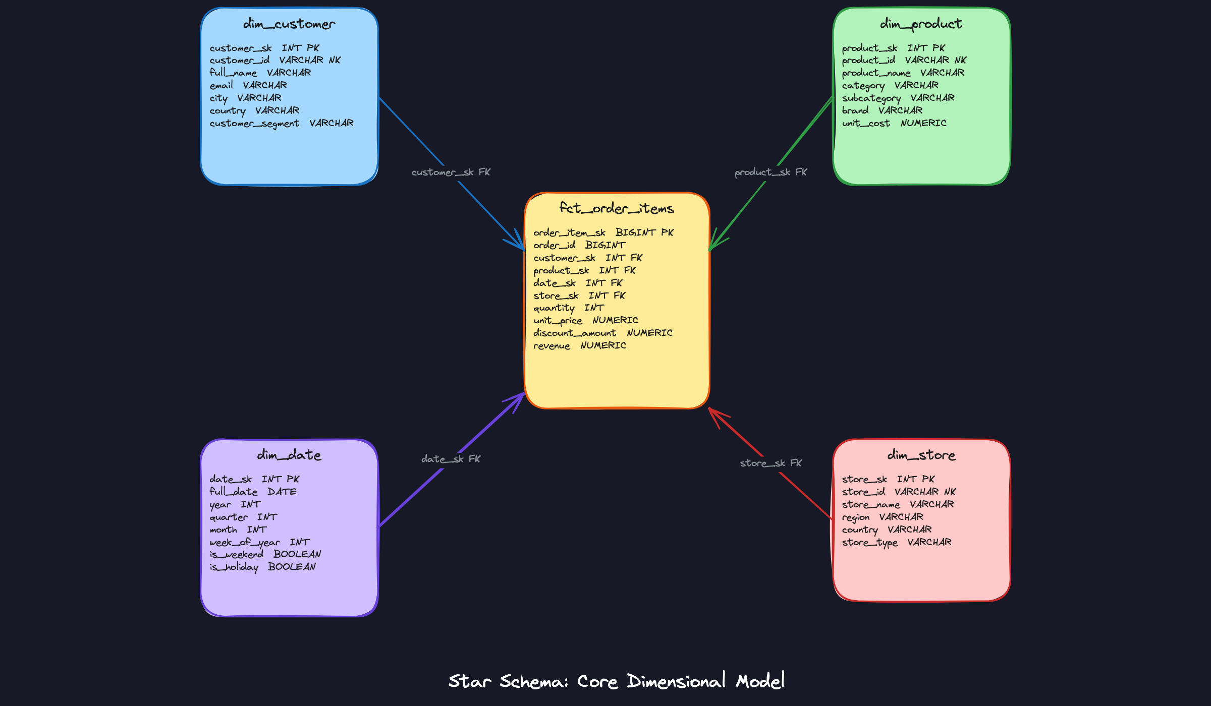 Star Schema: Core Dimensional Model Structure Star Schema: Core Dimensional Model Structure