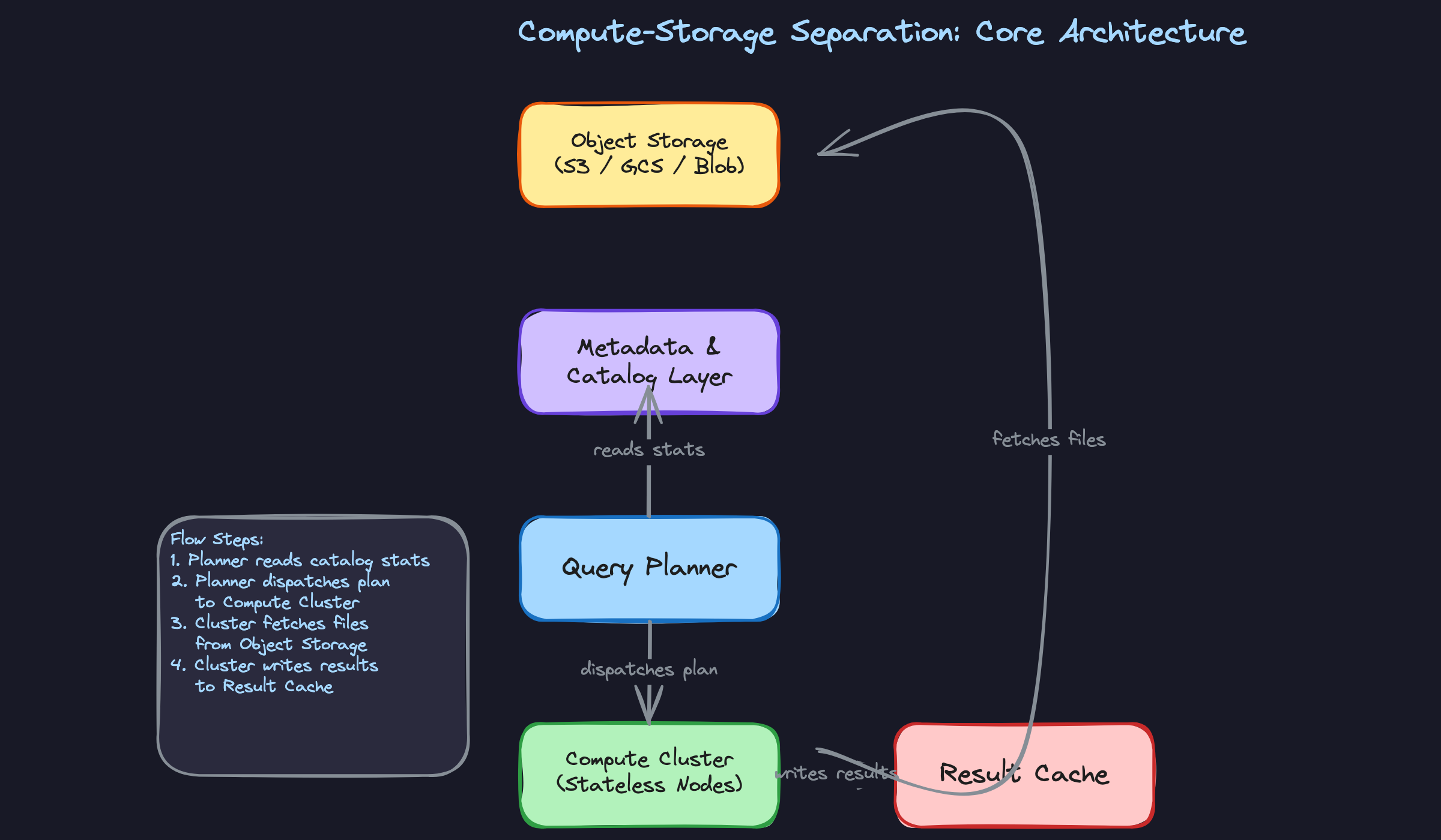Compute-Storage Separation: Core Architecture Compute-Storage Separation: Core Architecture