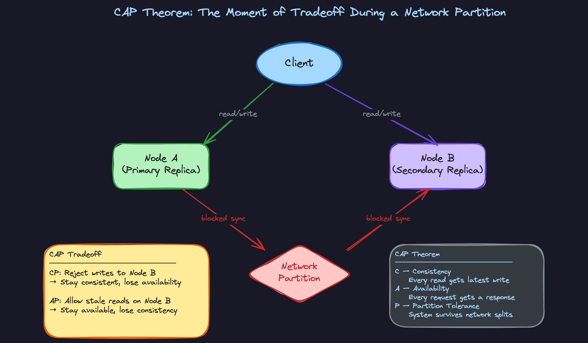 CAP Theorem: The Moment of Tradeoff During a Network Partition CAP Theorem: The Moment of Tradeoff During a Network Partition