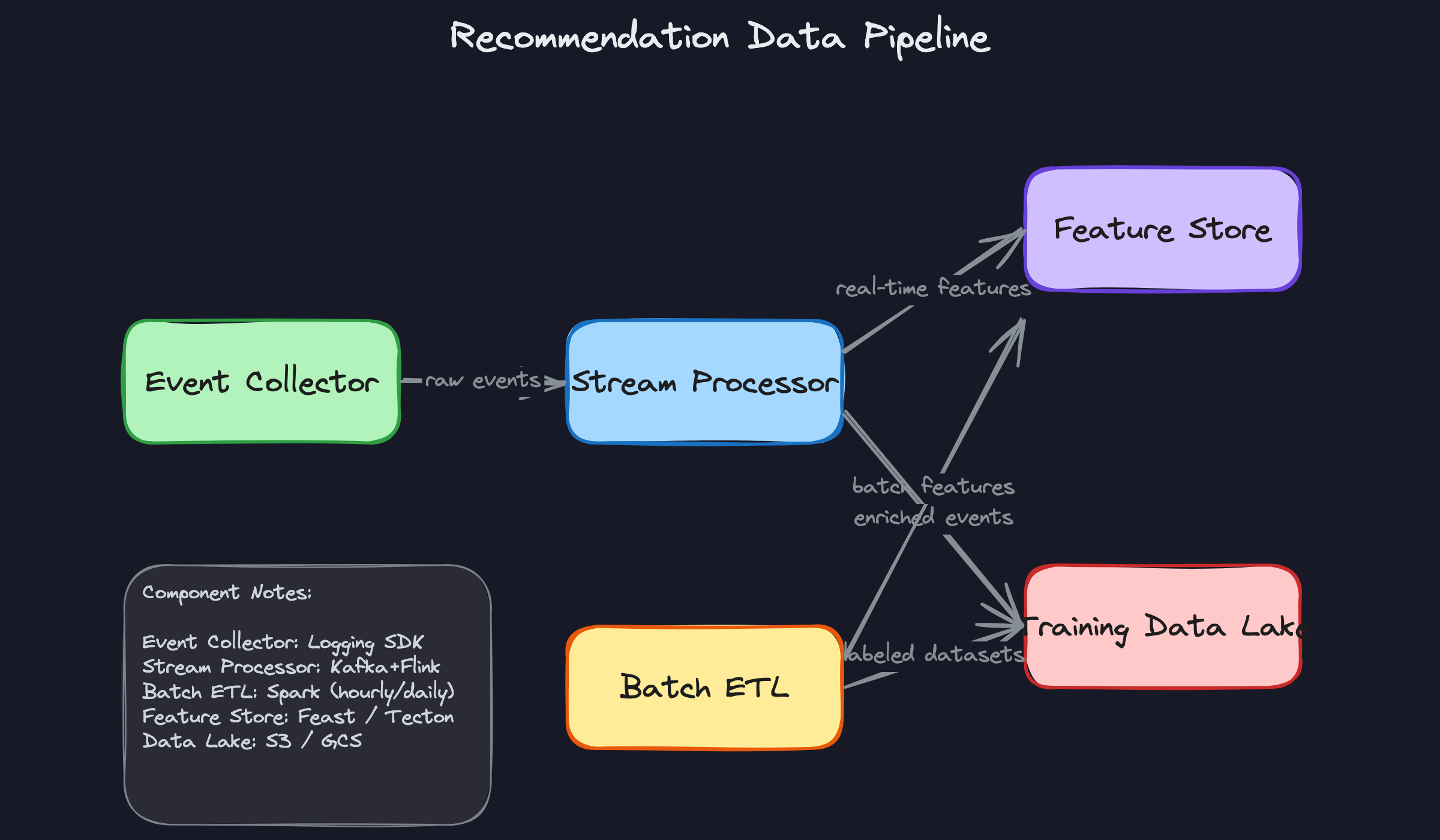 Recommendation Data Pipeline