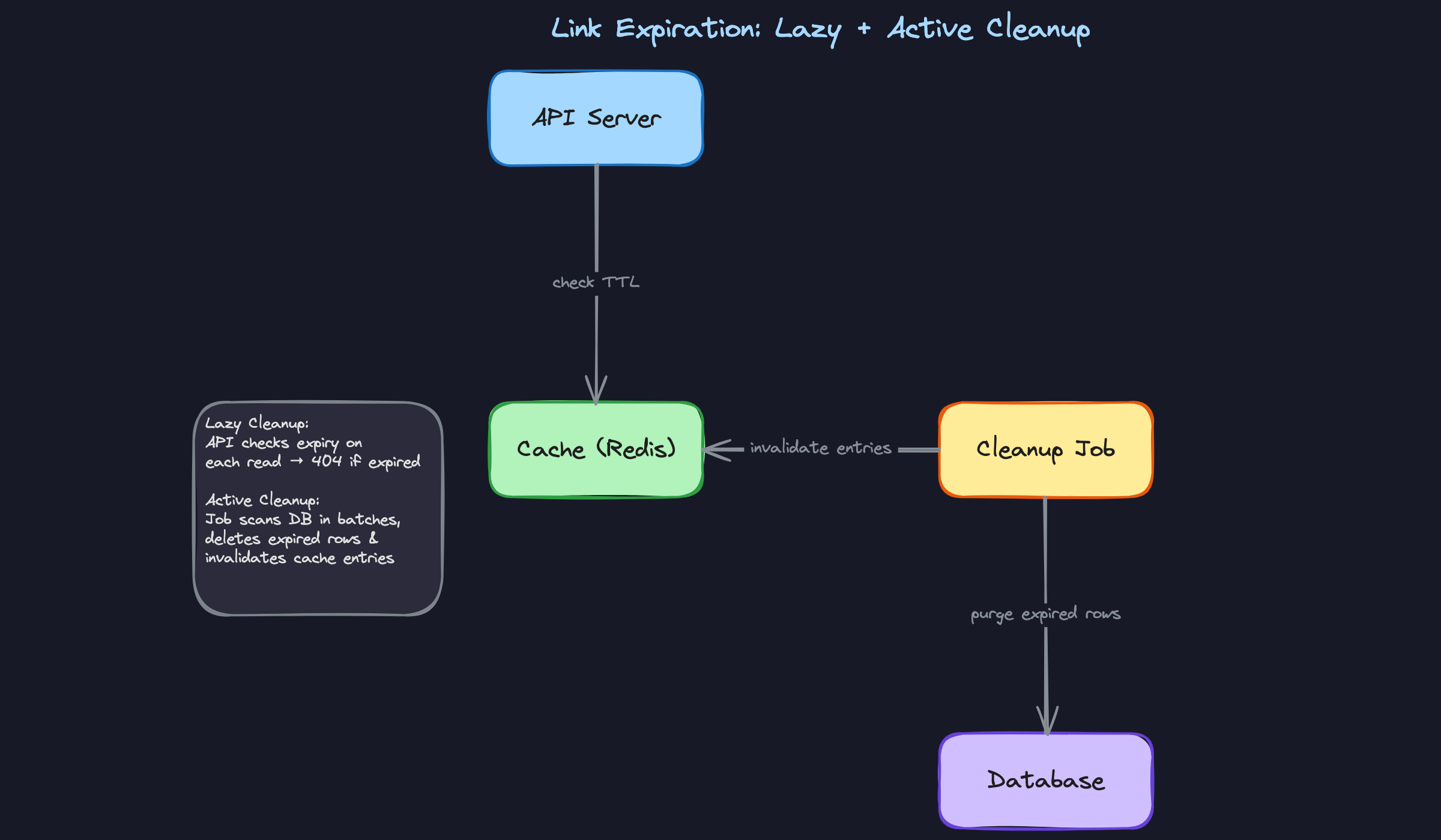 Link Expiration: Lazy + Active Cleanup Link Expiration: Lazy + Active Cleanup