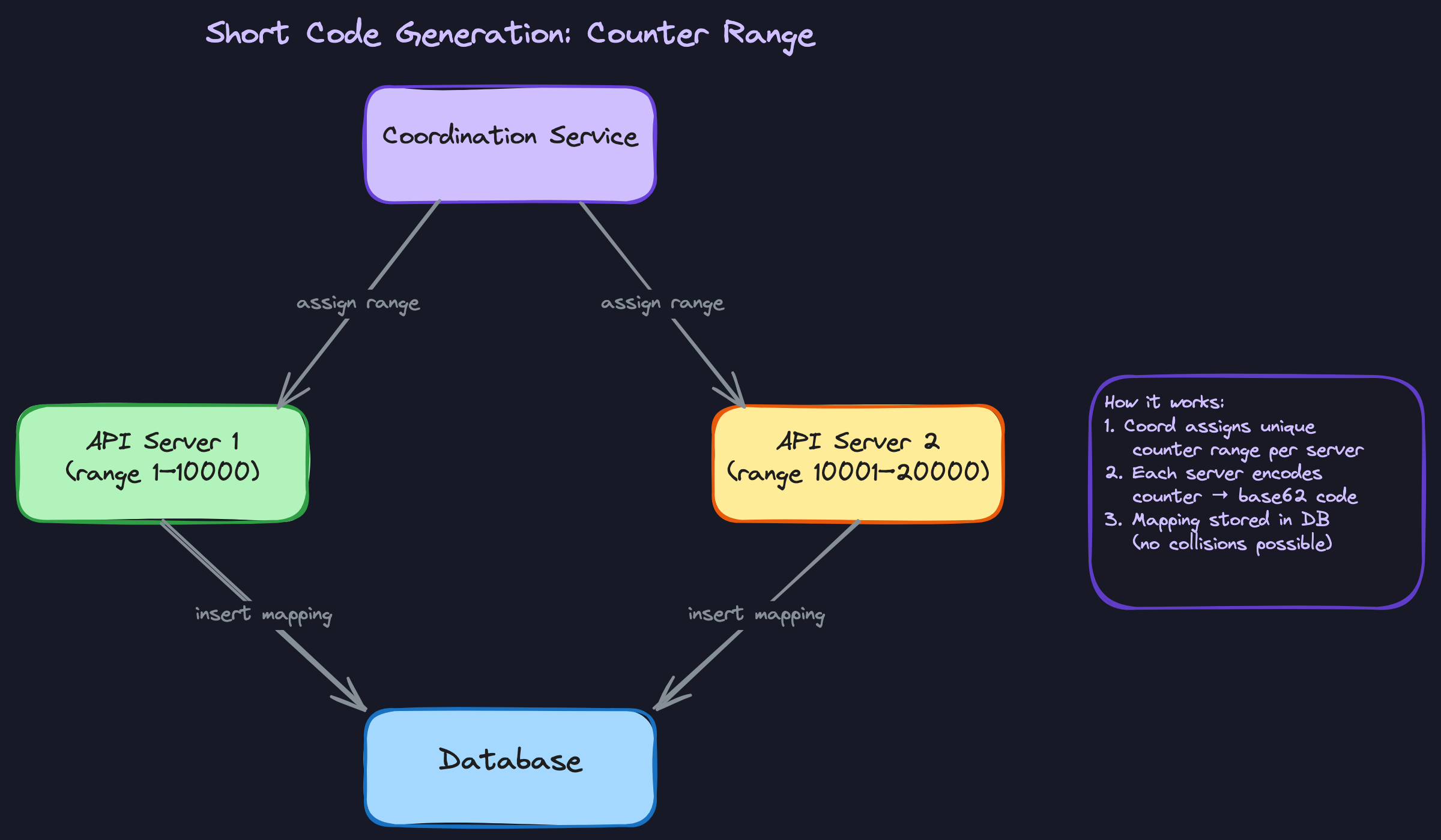 Short Code Generation: Counter Range Approach Short Code Generation: Counter Range Approach