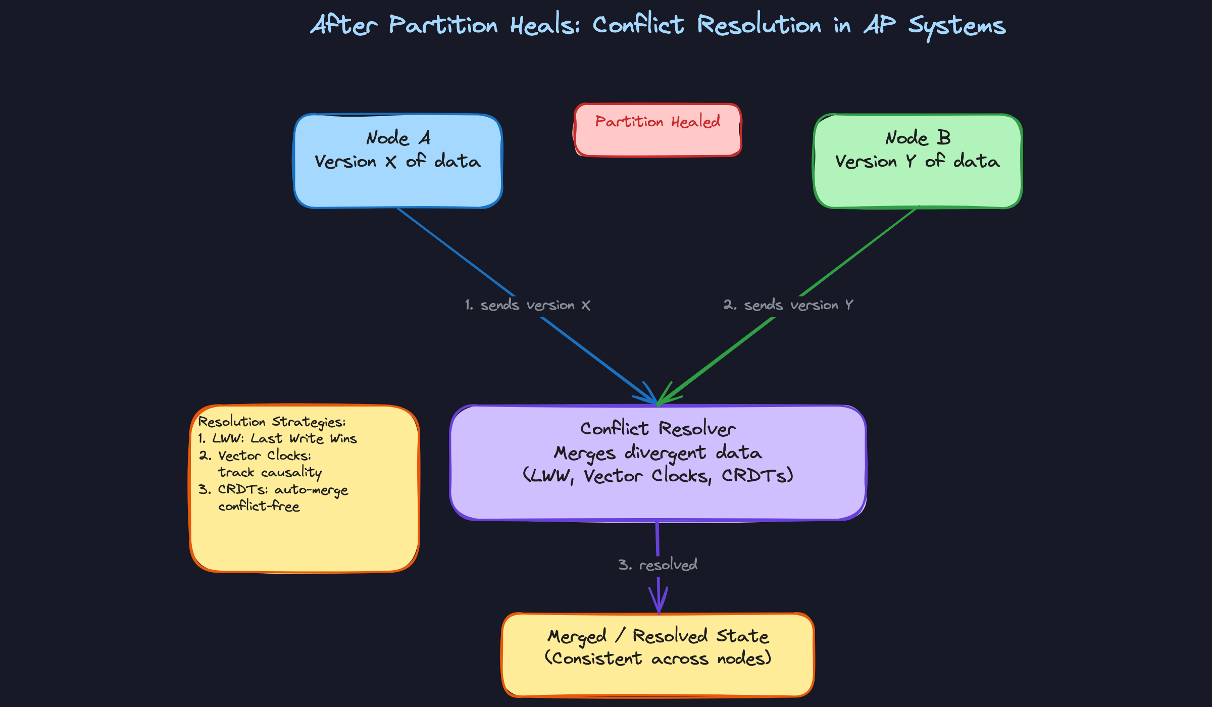 After Partition Heals: Conflict Resolution in AP Systems After Partition Heals: Conflict Resolution in AP Systems