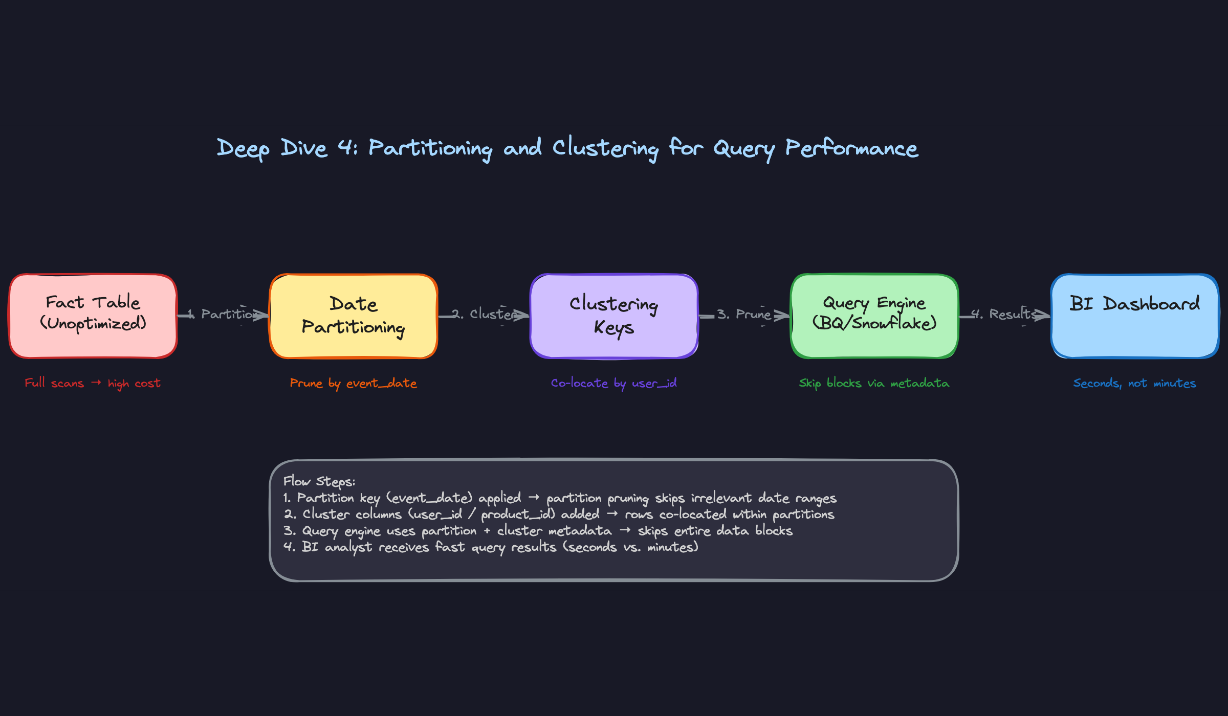 Deep Dive 4: Partitioning and Clustering for Query Performance Deep Dive 4: Partitioning and Clustering for Query Performance
