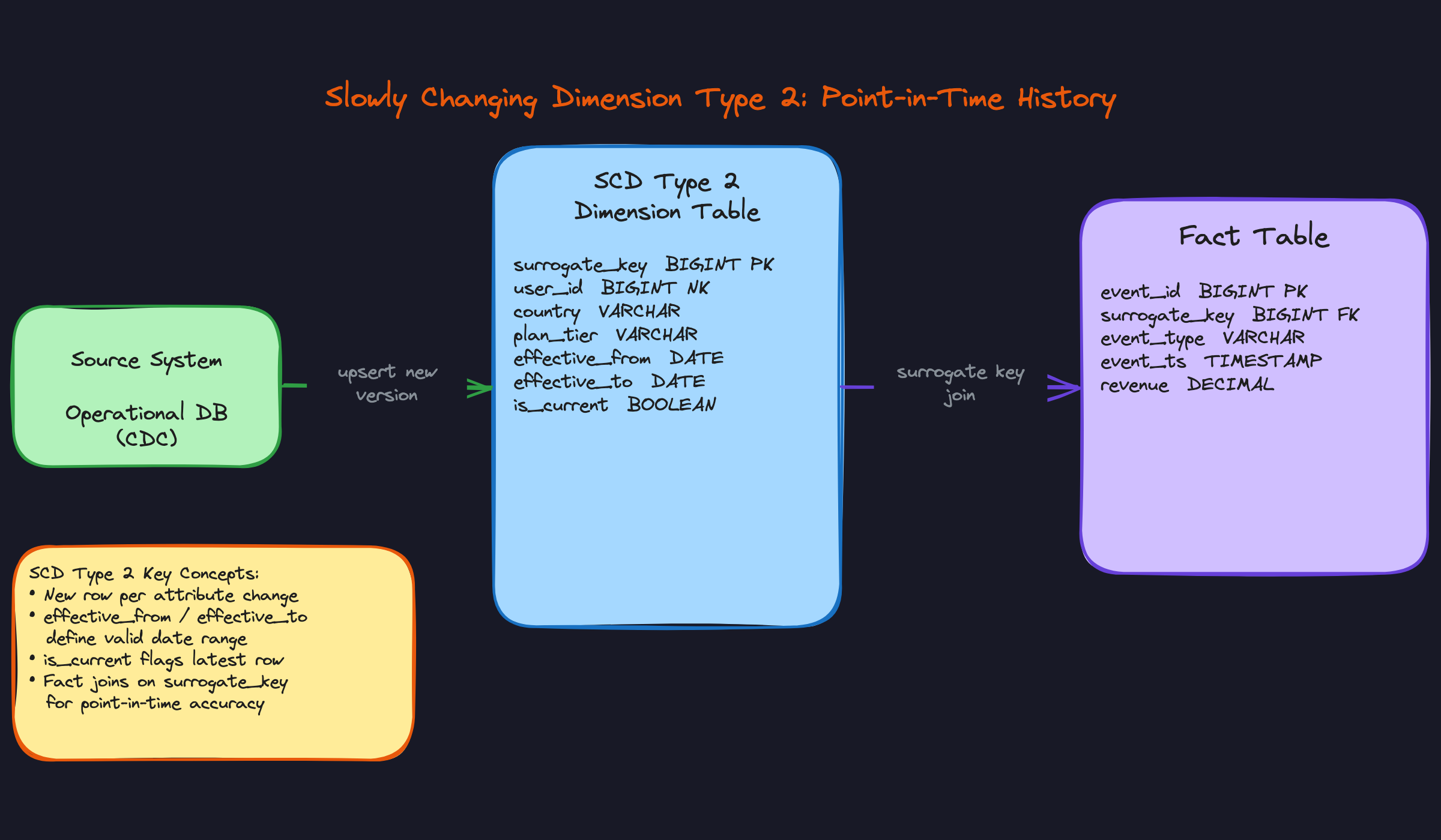 Slowly Changing Dimension Type 2: Point-in-Time History Slowly Changing Dimension Type 2: Point-in-Time History
