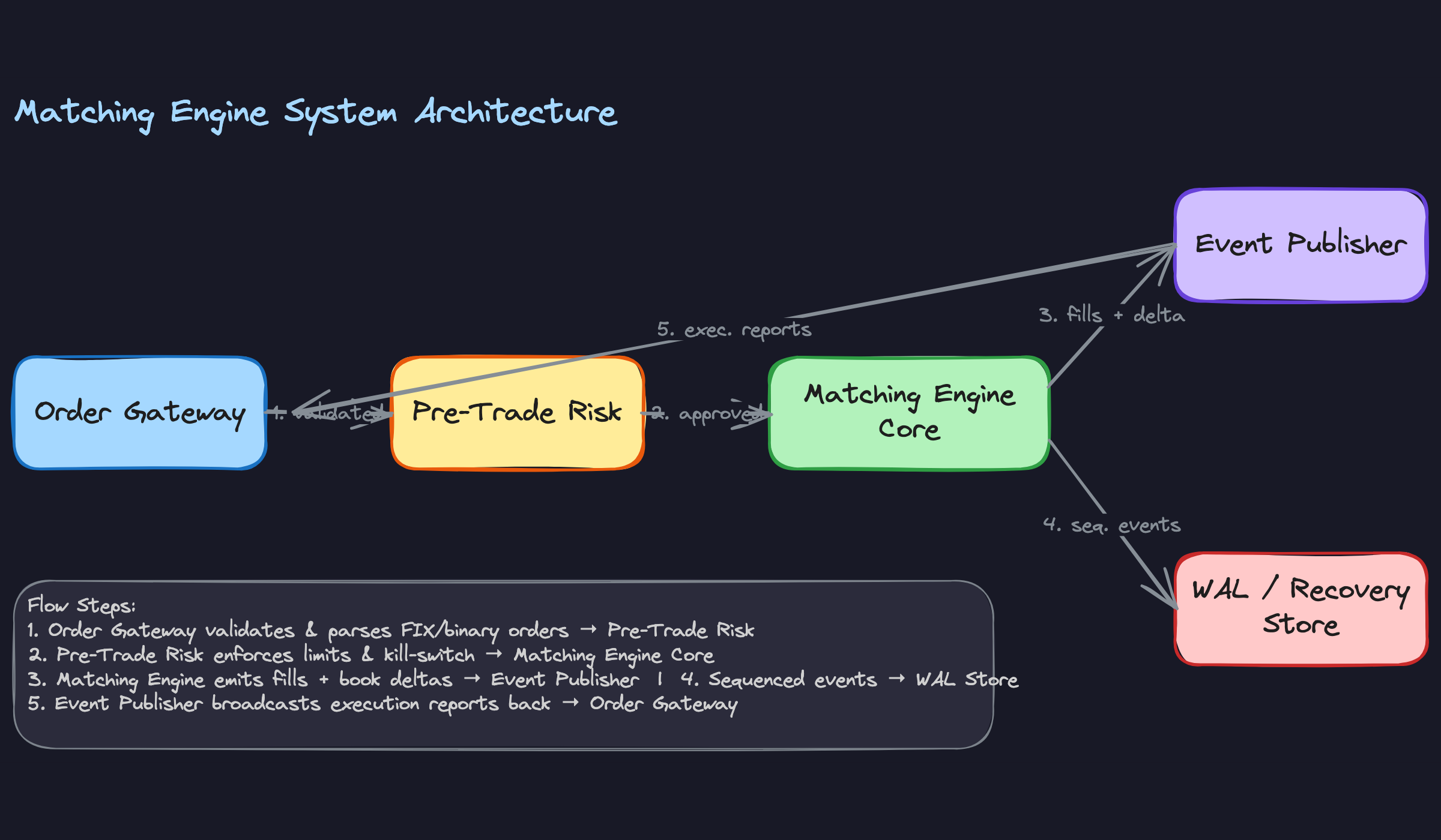 Matching Engine System Architecture