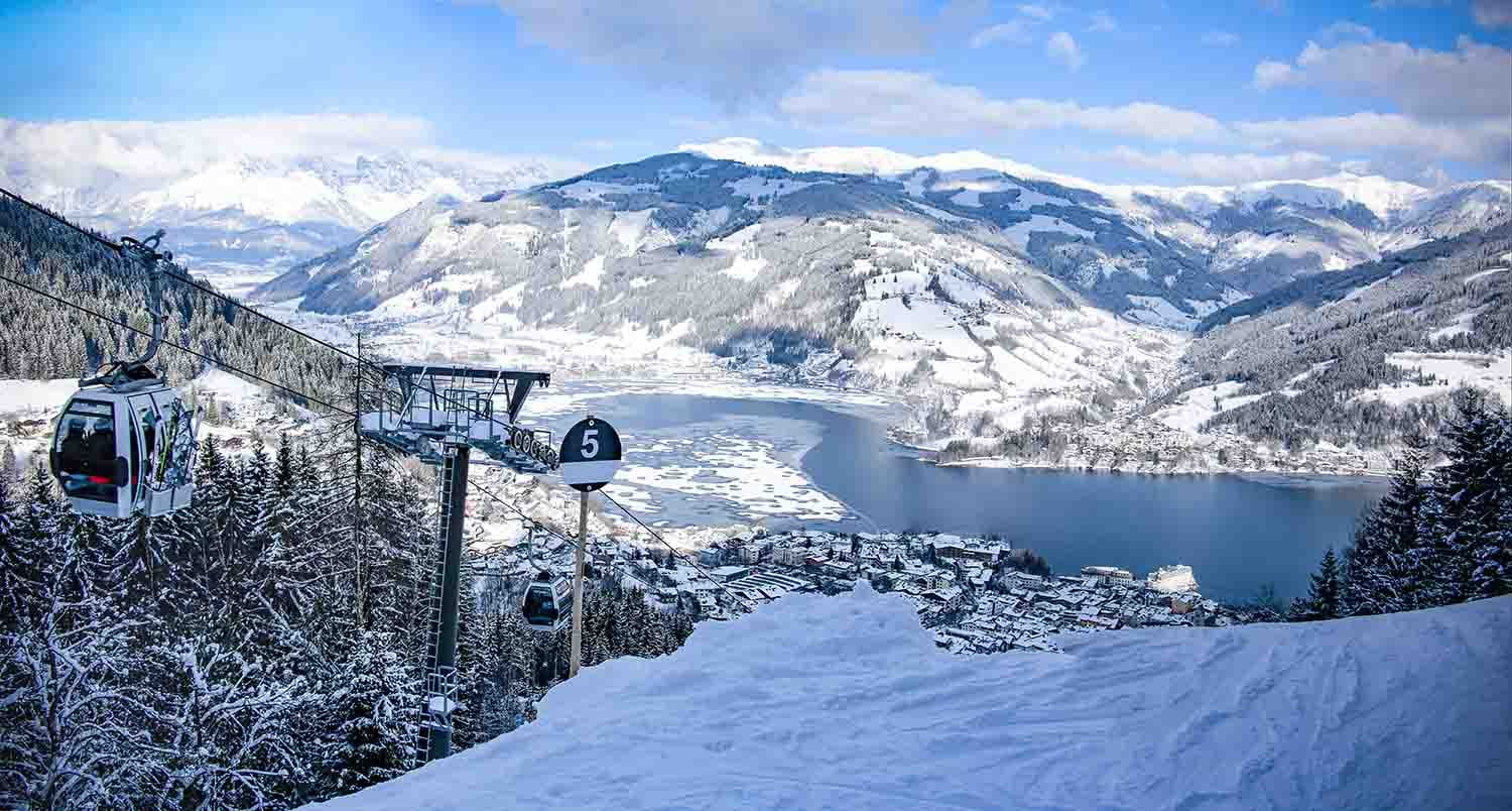 View of lake Zell