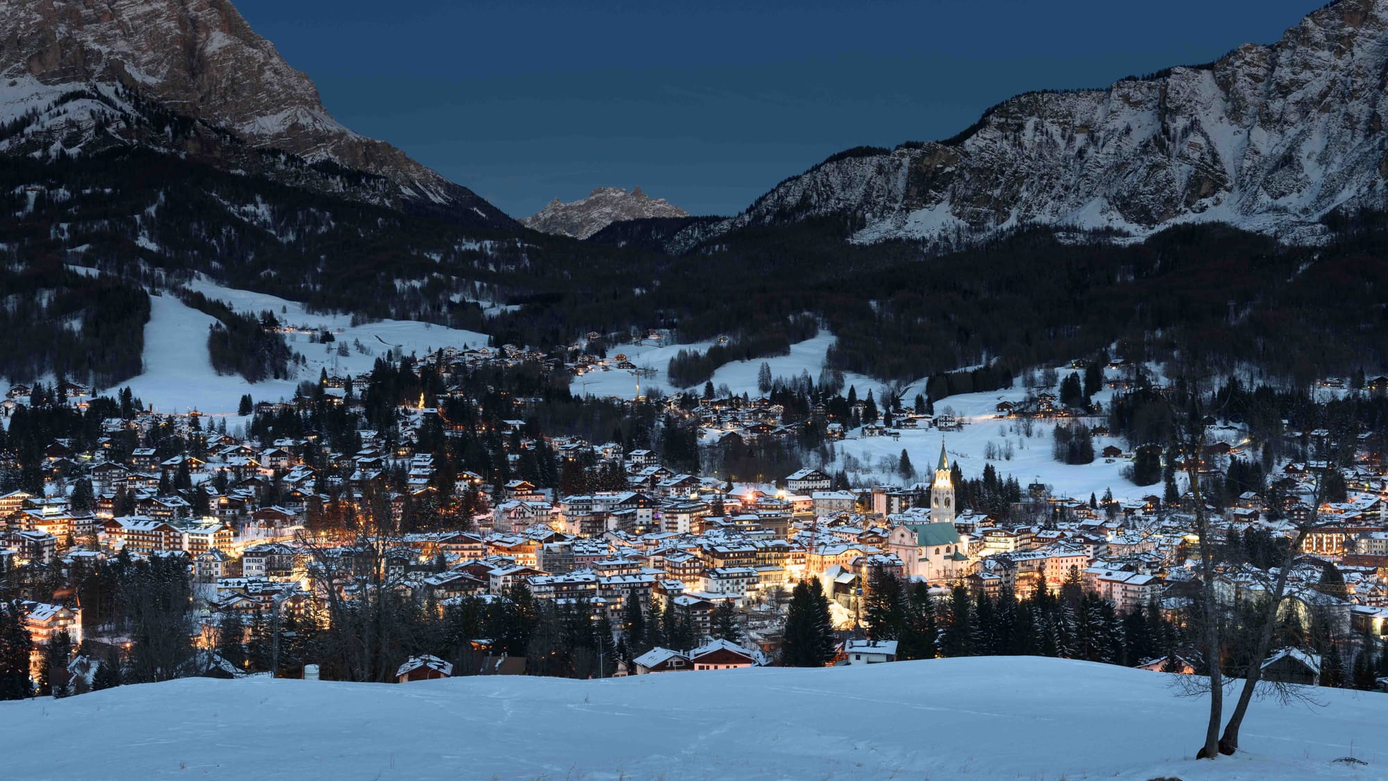 Cortina at twilight