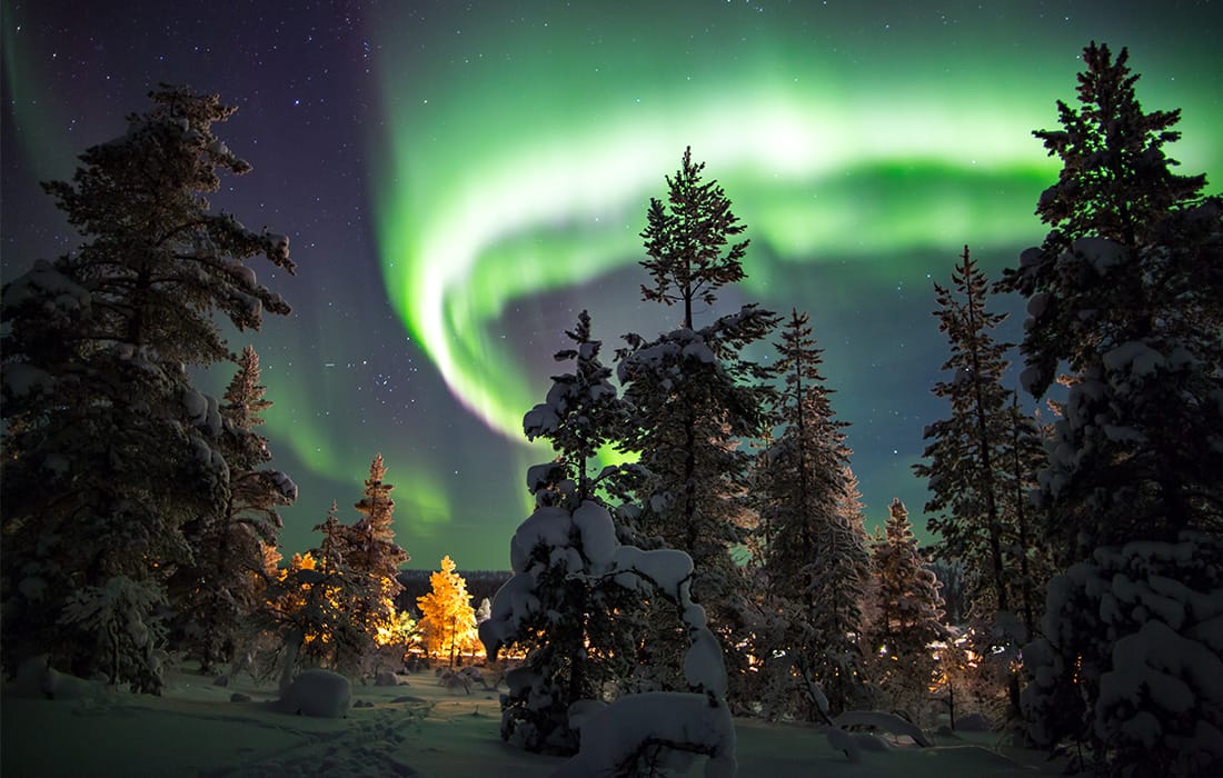 Top 5 ski resorts to see the Northern Lights