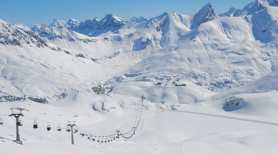 Top 5 runs in St Anton