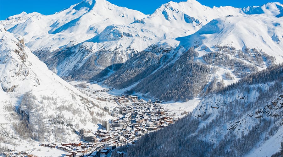 Top 5 runs in Val d'Isère