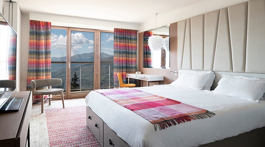 Example bedroom inside Club Med Les Arcs Panorama