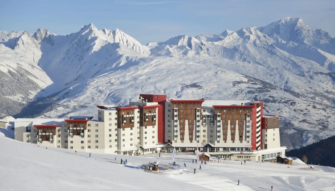 View of Club Med La Plagne 2100
