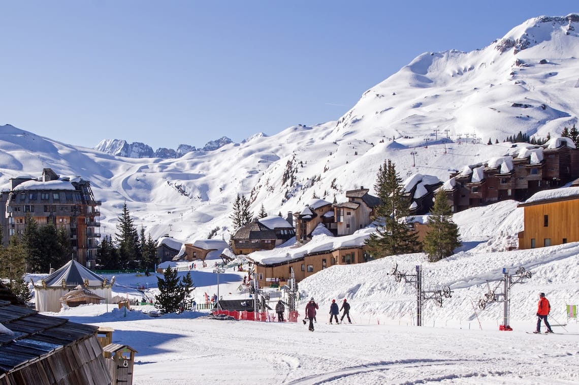 A snow-covered Avoriaz