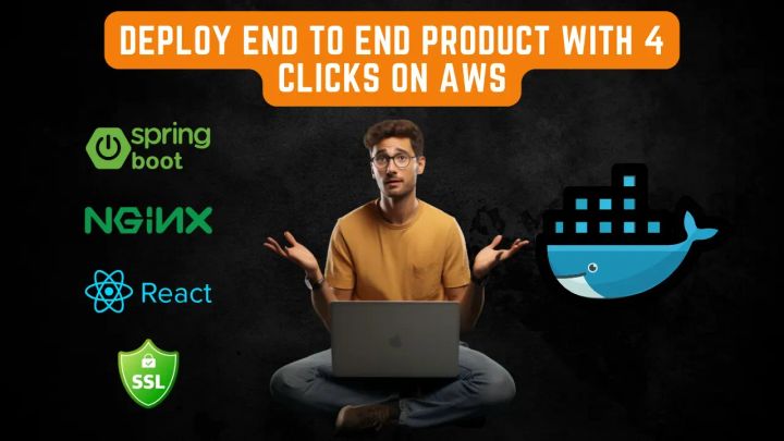Deploy Java SpringBoot & React.js with four steps on AWS