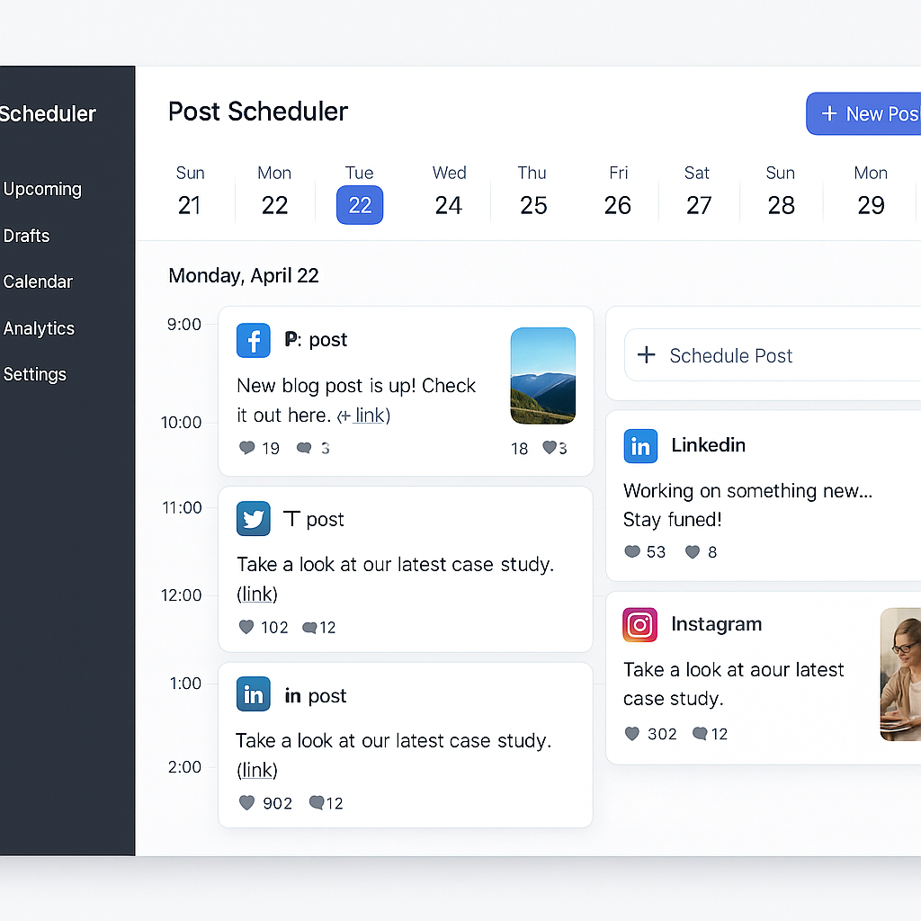 AI powered scheduler
