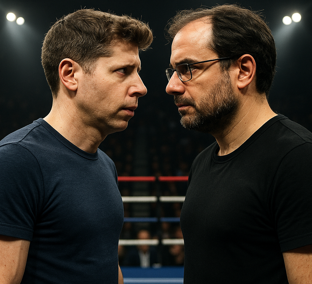 Founder of ChatGPT V Claude head to head