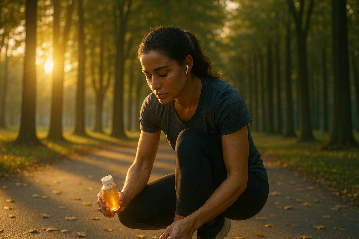 Runner boosts her success with supplement