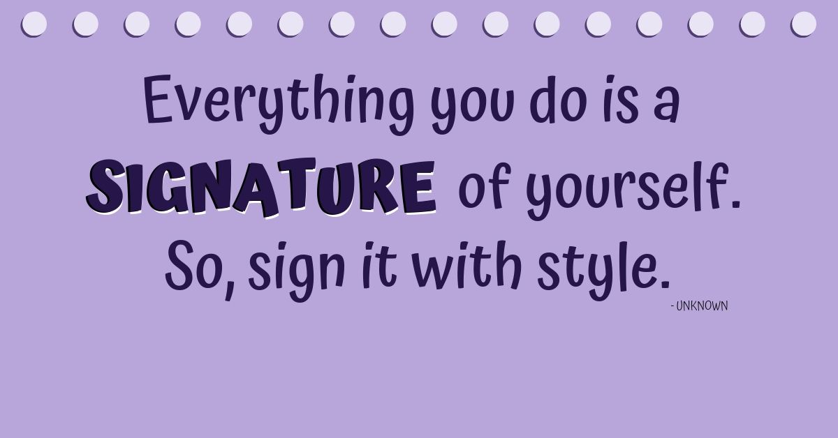 The Significance of an Email Signature