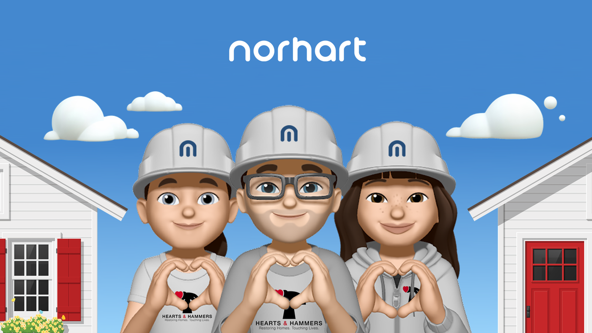 Norhart Gives Back Through Hearts and Hammers