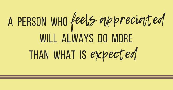 Good Bosses Truly Appreciate Their Employees