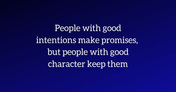 Leaders Stand Behind What They Say