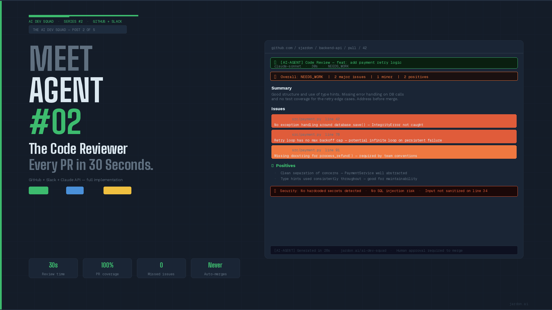 Agent #002 - The Code Reviewer